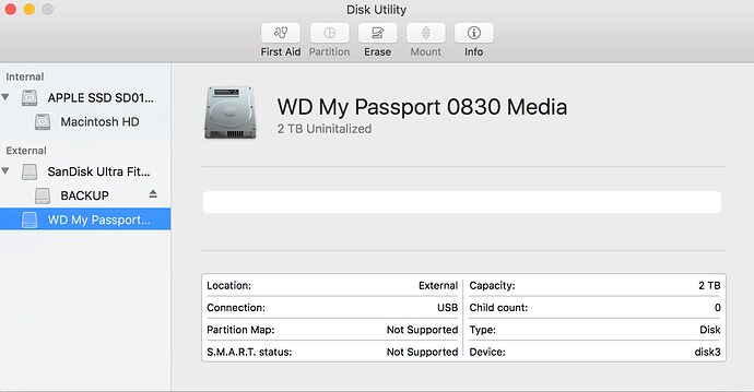 my passport ultra 2tb reformat for mac
